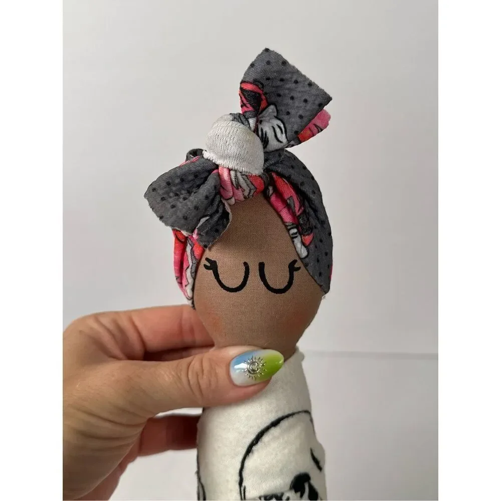 Dreadful Stitch Rattle Doll - Handmade